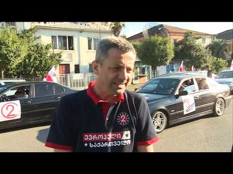 “დაუპიპინე ბიძინას” - “ევროპული საქართველოს” ზუგდიდის შტაბი ივანიშვილის რეზიდენციამდე ჩავა